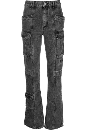 Isabel Marant Jeans con efecto envejecido
