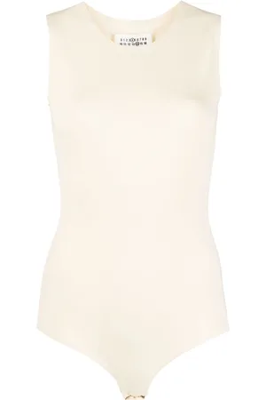 Maison Margiela Body sin mangas con cuello redondo