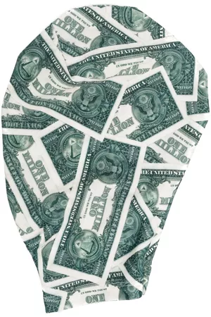 Vetements Gorro con estampado de dinero