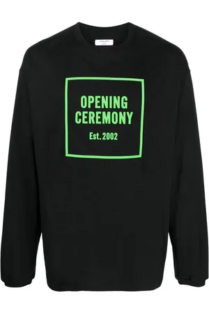 Opening Ceremony Sudadera con logo 3D y cuello redondo