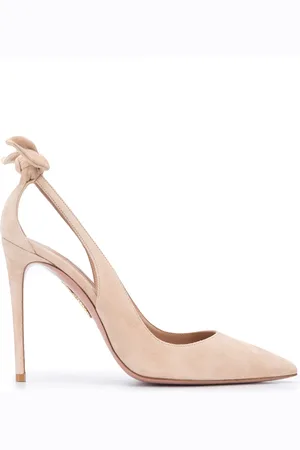 Aquazzura Zapatillas con lazo y tacón de 105mm