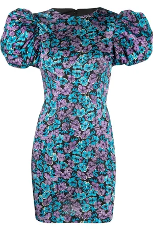 ROTATE Vestido con estampado floral