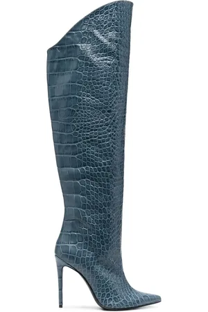 Giuliano Galiano Botas con efecto de piel de cocodrilo y tacón de 110mm