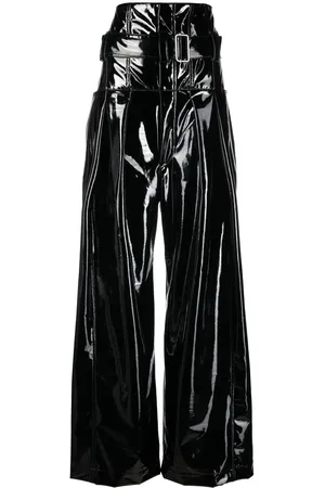 Serafini Pantalones anchos con efecto brillante