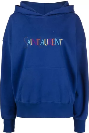 Saint Laurent Hoodie con logo bordado