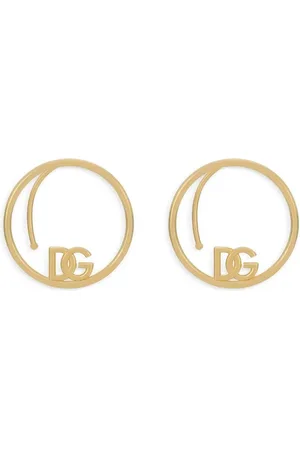 Dolce & Gabbana Arracadas con logo DG