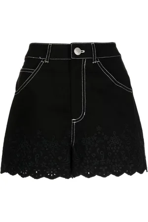 Staud Shorts bordados con bolsillos