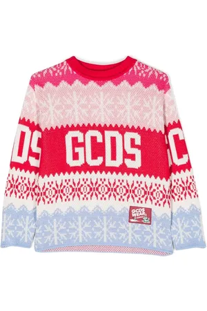 GCDS Suéter tejido en intarsia