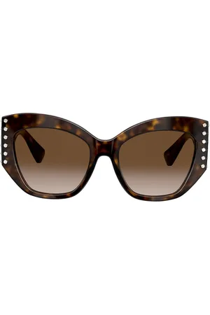 VALENTINO GARAVANI Lentes de sol con armazón cat eye y detalles