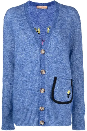CORMIO Cárdigan con eslogan en intarsia