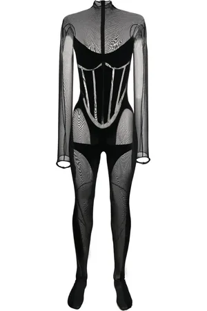 Wolford Jumpsuit largo traslúcido