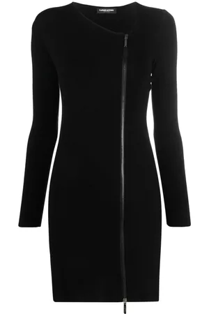 costume national contemporary Vestido corto con detalle de cierre