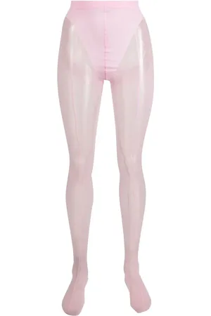 Wolford Pantimedias de malla de x Mugler