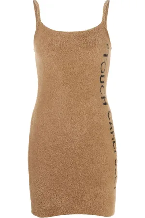OFF-WHITE Vestido corto con eslogan