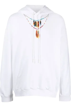 MARCELO BURLON Hoodie Feathers Necklace