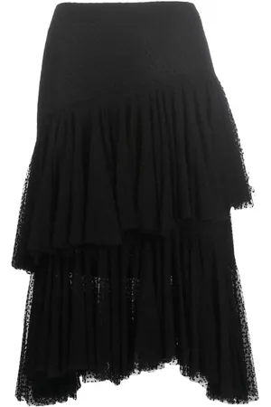 Serafini Falda midi asimétrica a capas