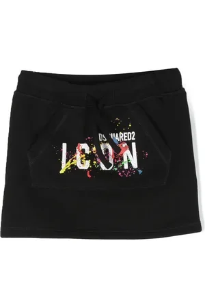 Dsquared2 Falda corta con logo estampado