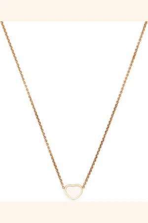 Chopard Collar My Happy Heart en oro rosa de 18kt con madreperla