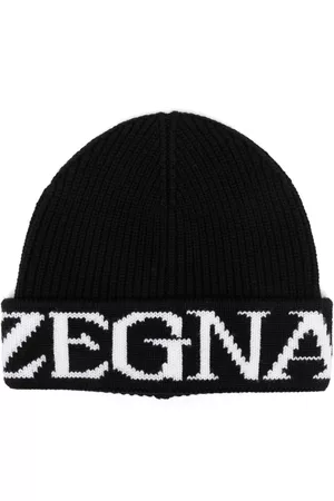 Z Zegna Gorro tejido con logo