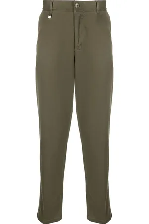 HUGO BOSS Pantalones rectos de tiro medio