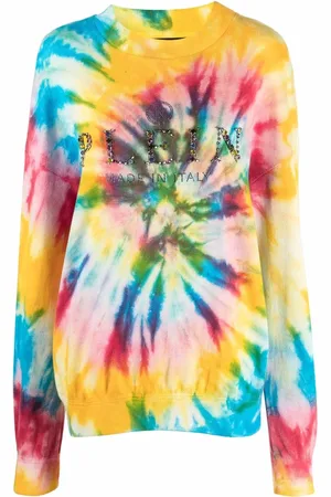 Philipp Plein Sudadera con motivo tie-dye
