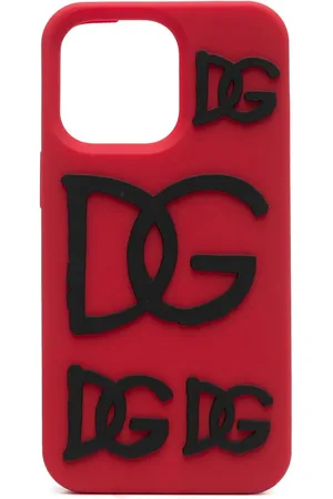 Dolce & Gabbana Funda para iPhone 13 Pro con logo en 3D
