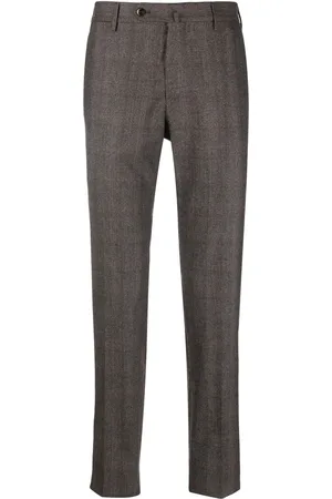 PT Torino Pantalones con motivo de cuadros