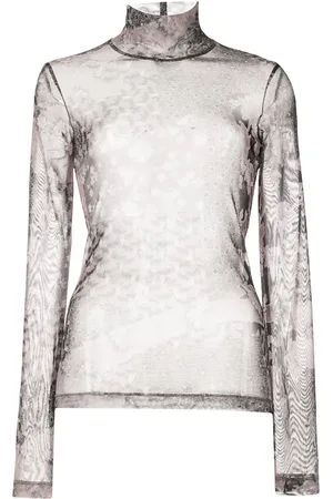 ROSETTA GETTY Playera con estampado de collage