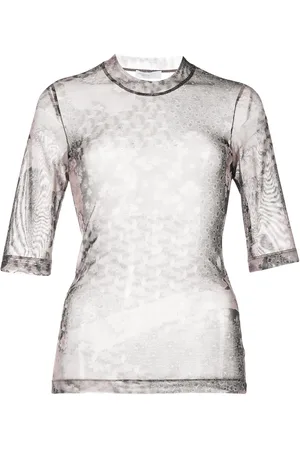 ROSETTA GETTY Playera con estampado de collage