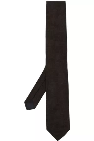 LARDINI Hombre Corbatas - Corbata con bordado geométrico