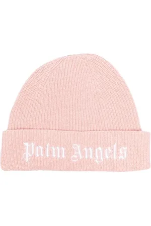 Palm Angels Gorro tejido con logo bordado
