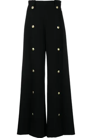 ROSETTA GETTY Pantalones anchos con tiro alto