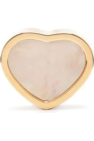Chopard Arete My Happy Heart en oro rosa de 18kt con madreperla