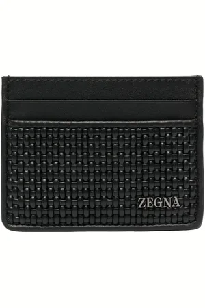 Ermenegildo Zegna Tarjetero con logo en relieve