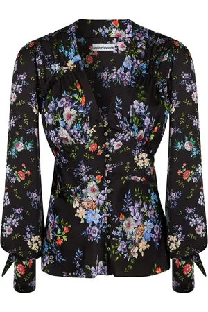 Paco rabanne Camisa de seda con estampado floral