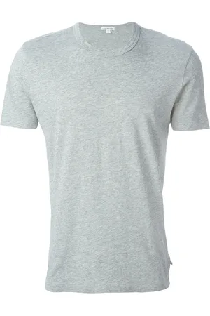 James Perse Playera con cuello redondo