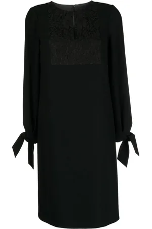 Paule Ka Vestido camisero con paneles de encaje