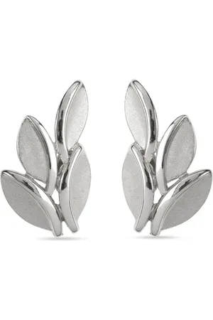 Susan Caplan Aretes de clip Trifari con motivo de hoja 1960
