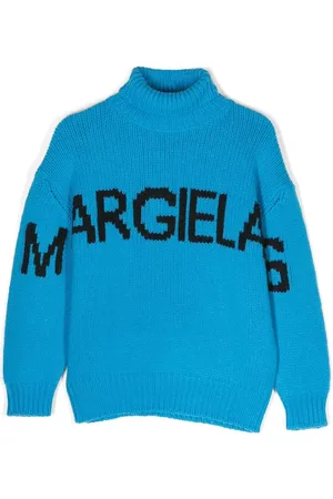 Maison Margiela Suéter tejido con logo en intarsia
