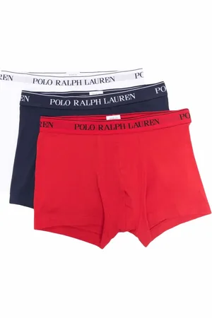 Ralph Lauren Pack de tres bóxeres con logo en la pretina
