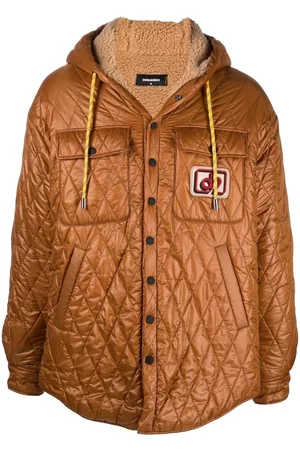 Dsquared2 Chamarra capitonada con parche del logo