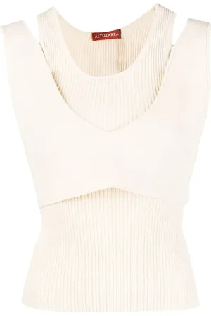 Altuzarra Top tejido a capas