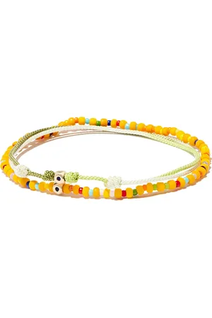 LUIS MORAIS Pulsera en oro amarillo de 14kt con cuentas