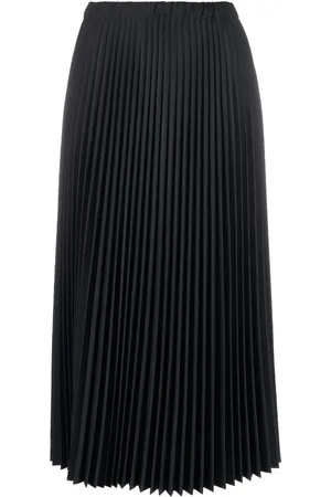Jil Sander Falda midi plisada