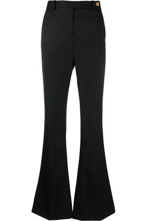 VERSACE Pantalones acampanados con tiro alto
