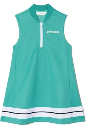 Palm Angels Vestido sin mangas con logo estampado