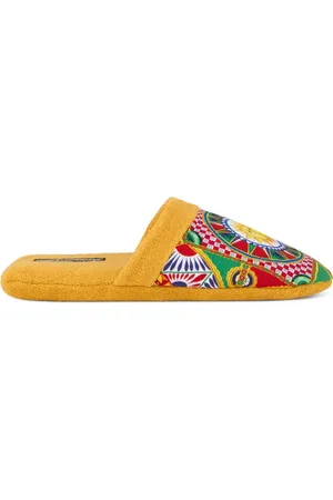 Dolce & Gabbana Slippers con estampado abstracto