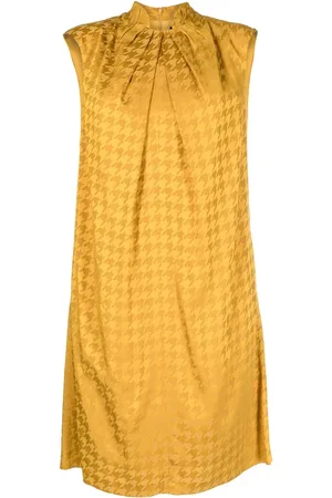 Paule Ka Vestido recto con motivo pied de poule