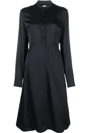 Jil Sander Vestido midi sin cuello
