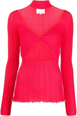 3.1 Phillip Lim Top tejido con aberturas